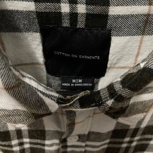 Cotton On Long Sleeve Checkered Shirt